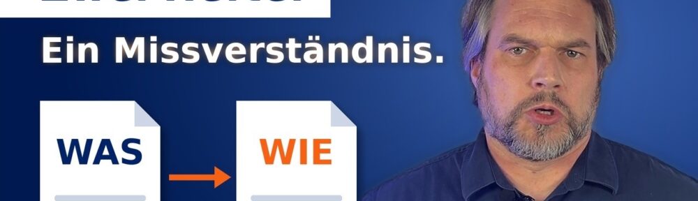Carsten Pflug erklärt den Unterschied zwischen Lastenheft und Pflichtenheft